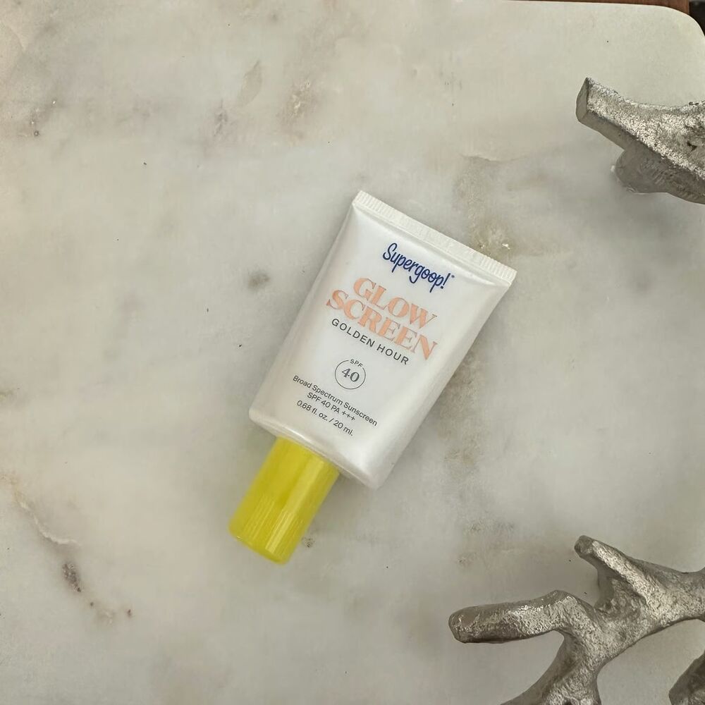 Supergoop GlowScreen Golden Hour Sunscreen Bronze Glow SPF 40 Travel Mini 20ml